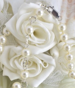 Комплект от Сваровски перли, цвят*Creamrose*, Ф6mm 